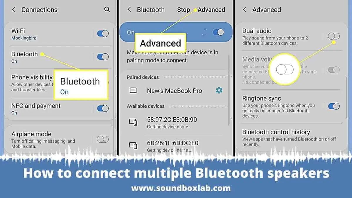 Bluetooth speakers