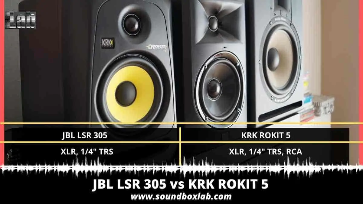 JBL LSR 305 vs KRK ROKIT 5