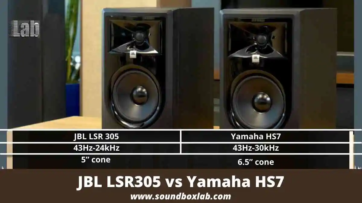 JBL LSR305 vs Yamaha HS7_soundboxlab.com