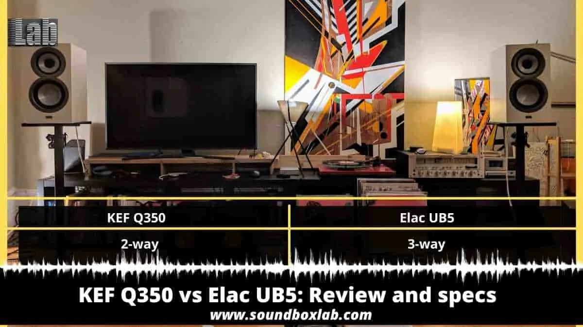 KEF Q350 vs Elac UB5 Review_soundboxlab.com