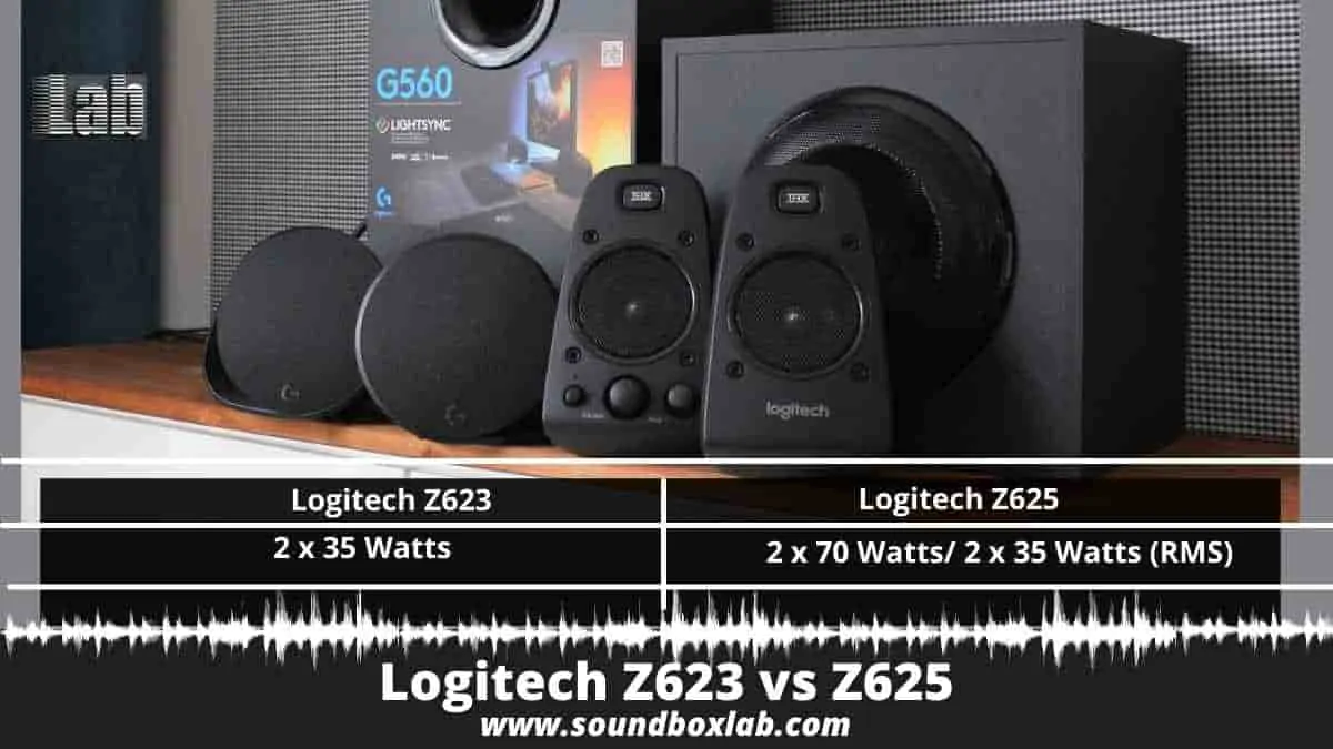 Logitech Z623 vs Z625