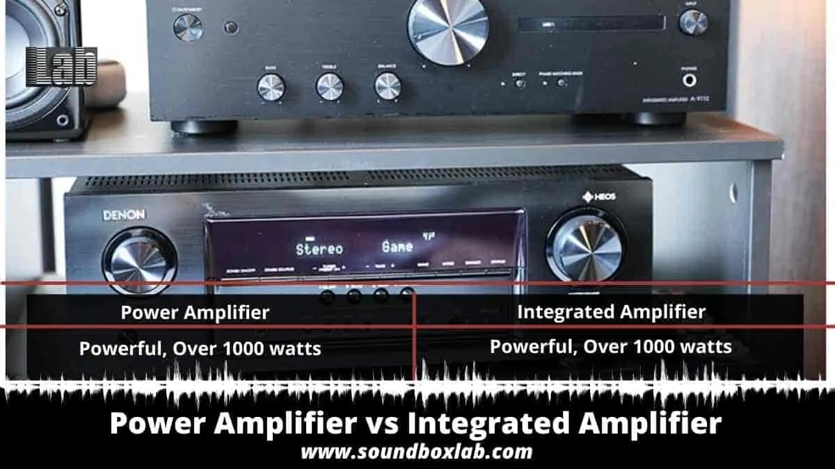 Power Amplifier vs Integrated Amplifier