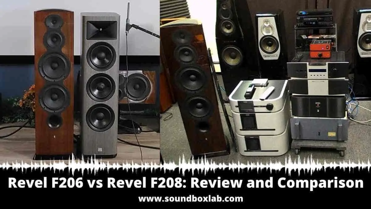 Revel F206 vs Revel F208