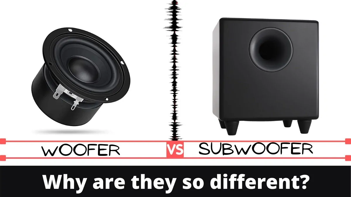 Woofer vs Subwoofer Why are they so different