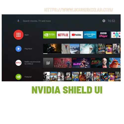 Nvidia Shield UI_soundboxlab.com