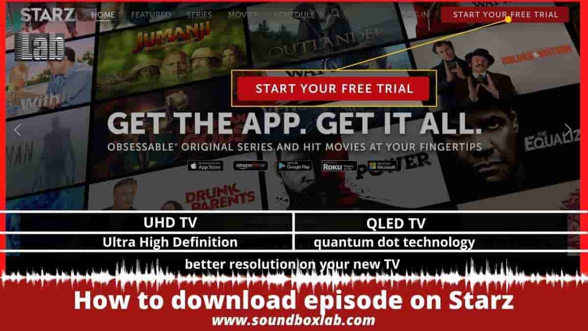 How to download episode on Starz_soundboxlab.com