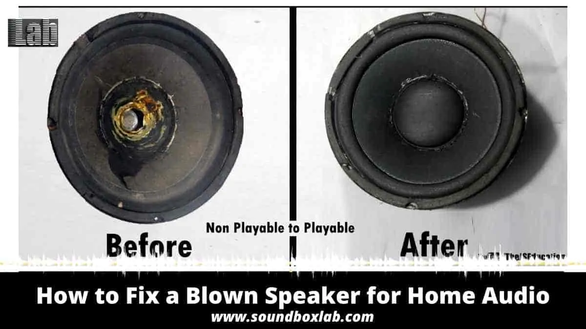 How to Fix a Blown Speaker for Home Audio
