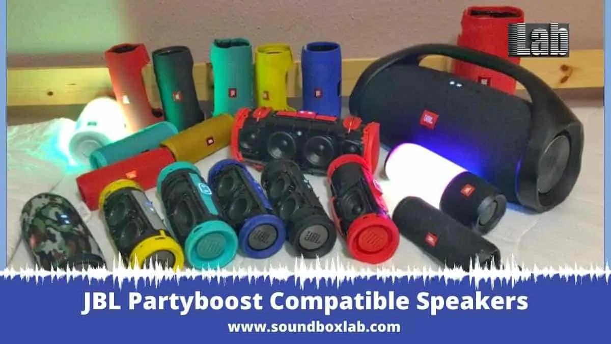 JBL Partyboost Compatible Speakers