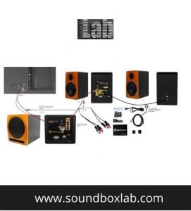 Connect the TV with subwoofer via RCA cables.