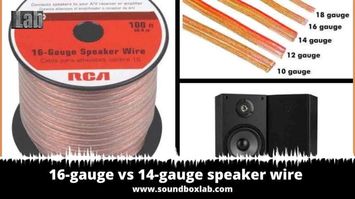 16-gauge vs 14-gauge speaker wire