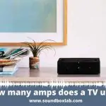 How many amps does a TV use