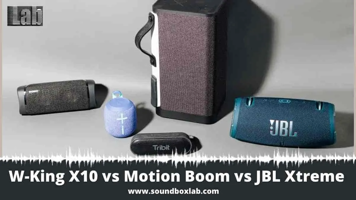 W-King X10 vs Motion Boom vs JBL Xtreme