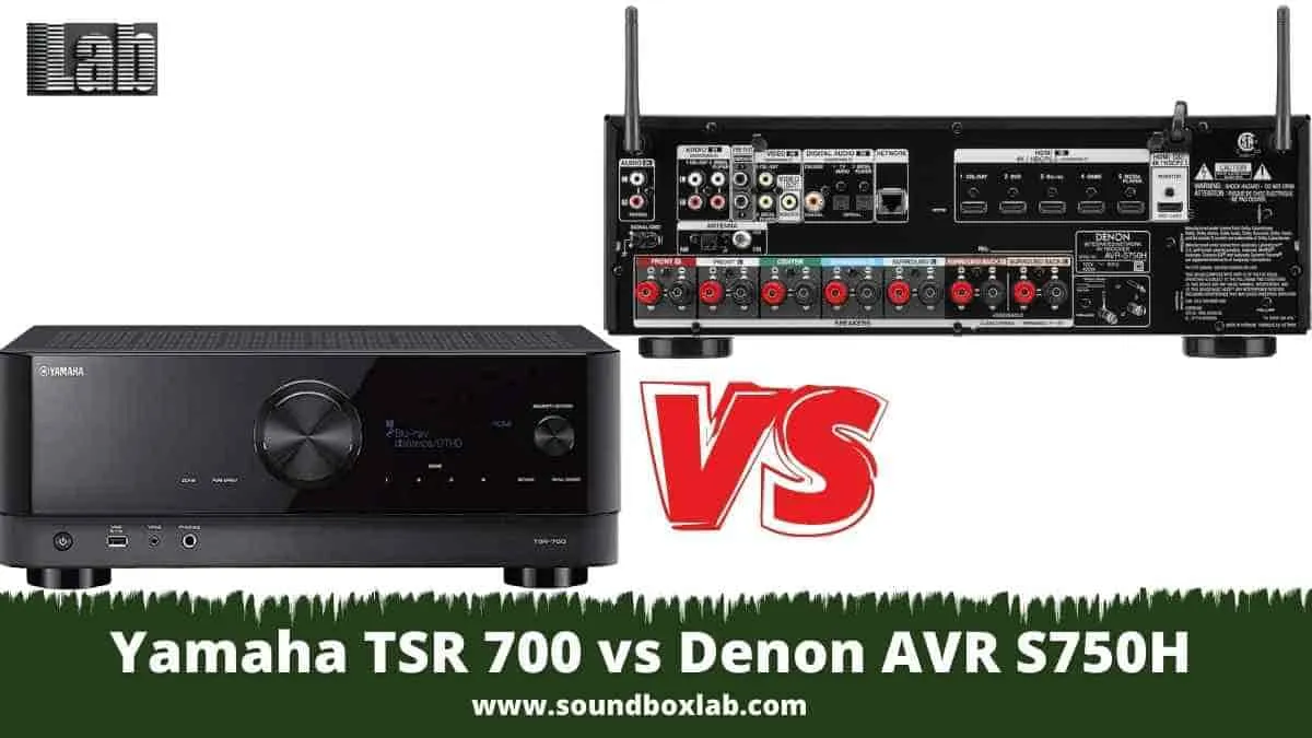 Yamaha TSR 700 vs Denon AVR S750H