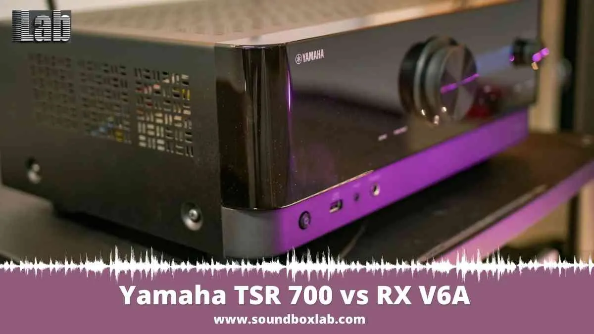 Yamaha TSR 700 vs RX V6A